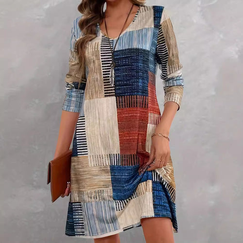 Summer dress for women with graphic pattern and relaxed fit Lune London