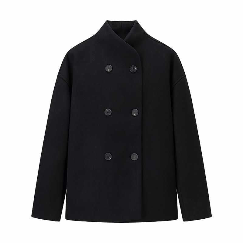 Lune London Elegant double-breasted transition jacket for women