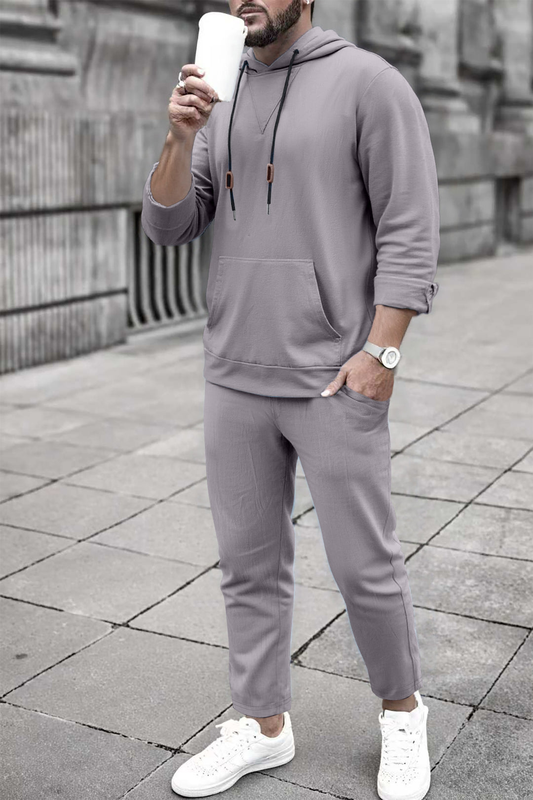 Men's comfortable hoodie and jogger set Lune London