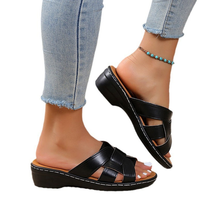 Women Elegant and Comfortable Strappy Sandals Lune London