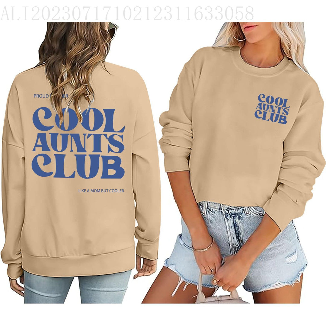 Sweatshirt pour femme avec motif de club cool Chic & Stil