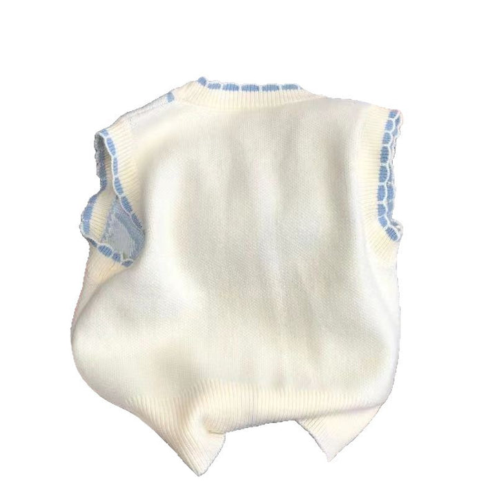 Gilet en tricot pour femmes avec des appliqués colorés Chic & Stil