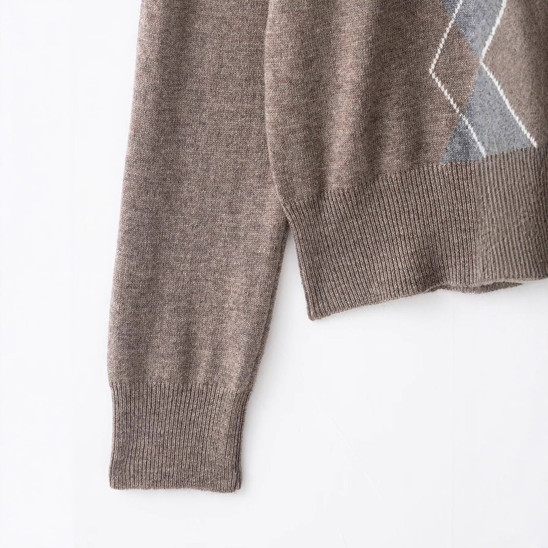 Pull femme avec motif diamants élégant Chic & Stil