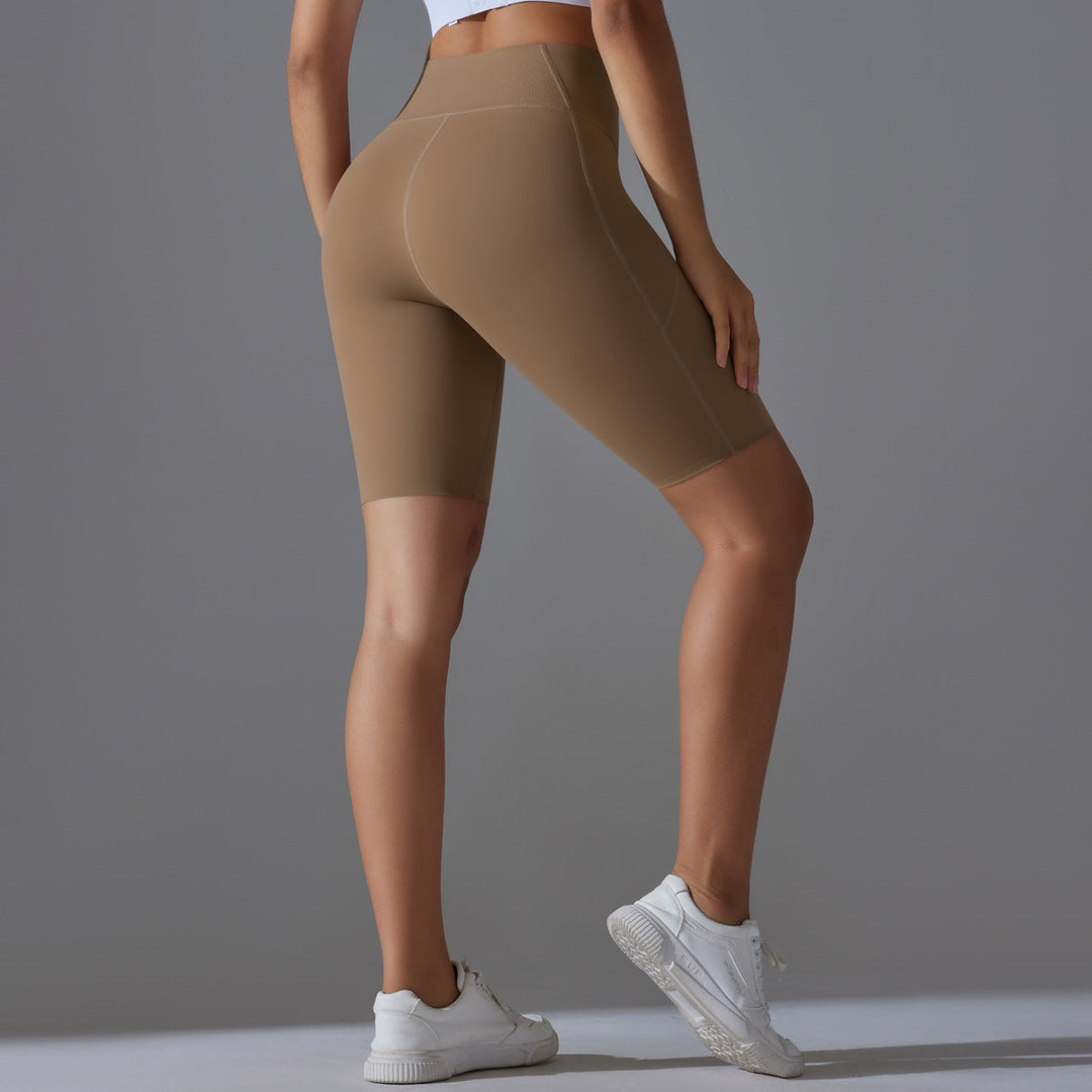 Women's Cycling Shorts with High Waist and Practical Side Pockets Lune London