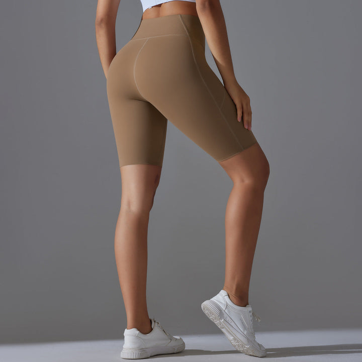 Women's Cycling Shorts with High Waist and Practical Side Pockets Lune London