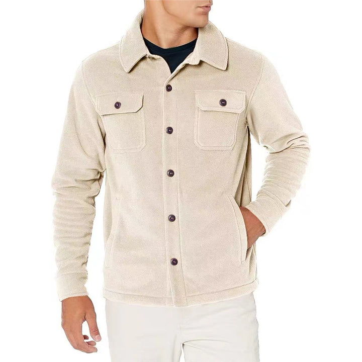 Fleece jacket for men with practical pockets Lune London