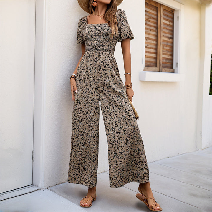Ladies Maxi Long Dress with Ruffled Top and Pockets Lune London