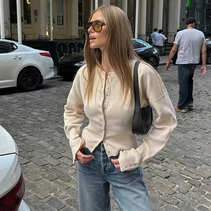 Ladies knit cardigan Lune London