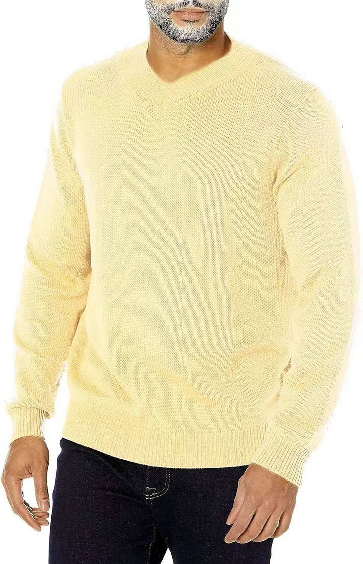 V-neck knit sweater for men Lune London