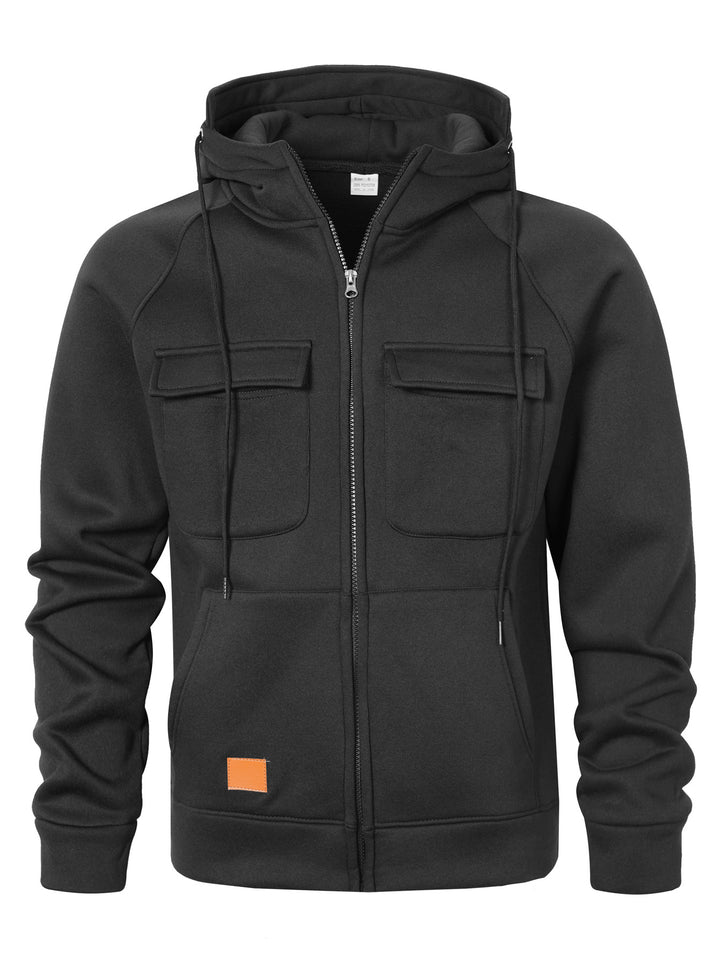 Men's hooded jacket with practical pockets and stylish design Lune London