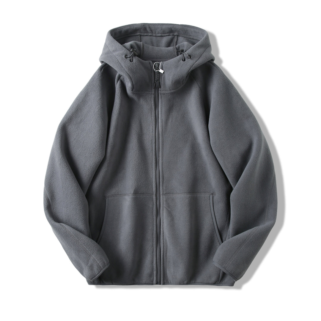 Veste en polaire pour femmes avec un design de capuche innovant et des poches pratiques Chic & Stil