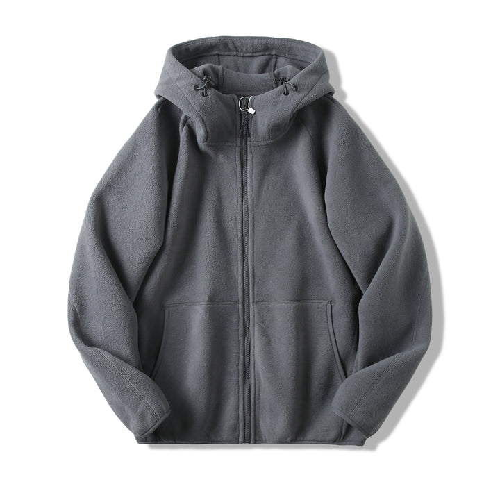 Veste en polaire pour femmes avec un design de capuche innovant et des poches pratiques Chic & Stil