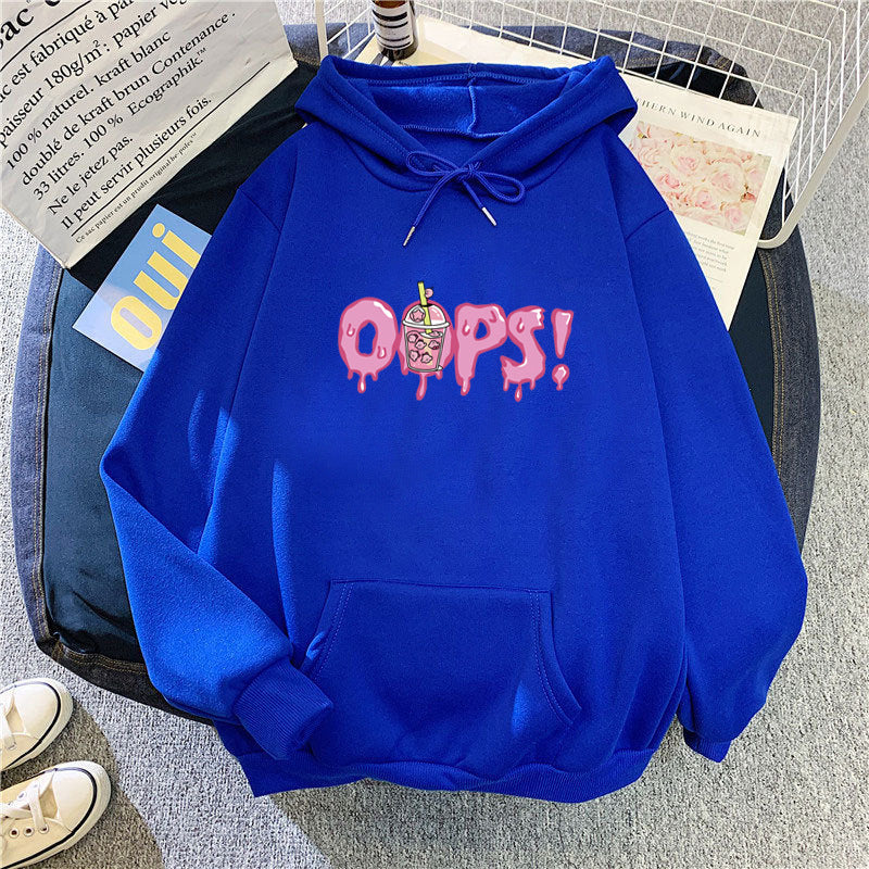 Women's hoodie with eye-catching print Chic & Stil