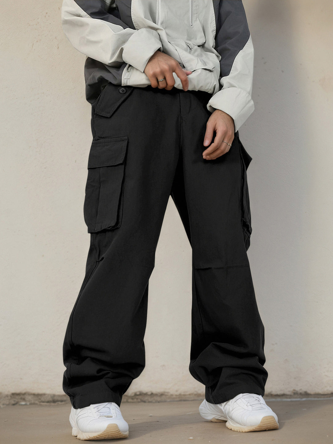 Cargo pants for women in a casual urban Lune London
