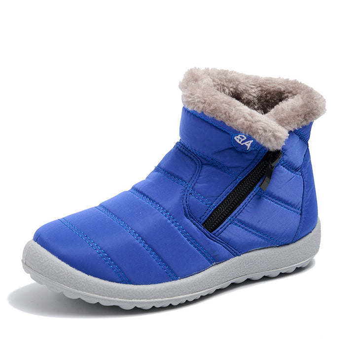 Bottes d'hiver pour femmes rembourrées avec fermeture éclair latérale Lune London