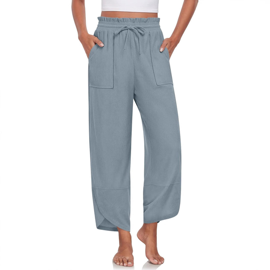 Elegant and lightweight palazzo pants for women with a wide fit Lune London