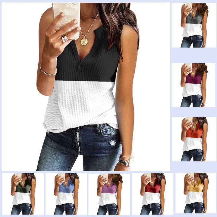 Lune London Women's Casual V-neck Top