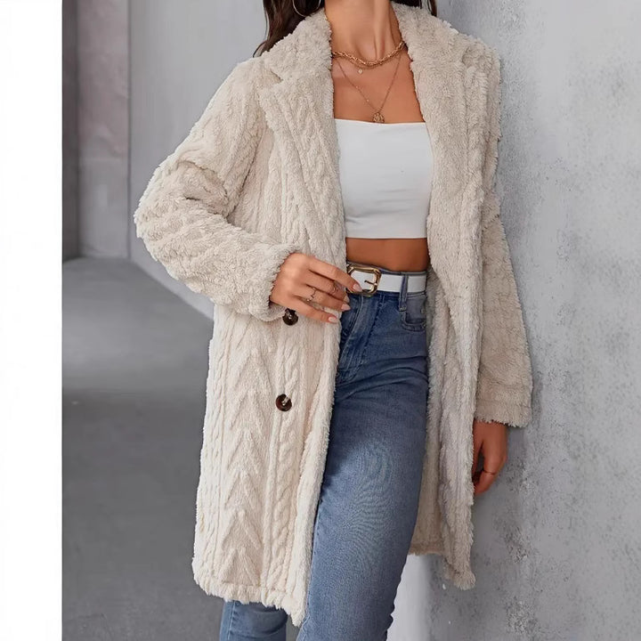 Women Comfortable Plush Coat Lune London