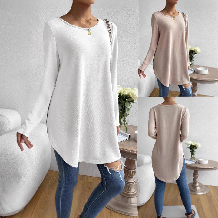 Women’s long sleeve top with modern cut and soft material Lune London