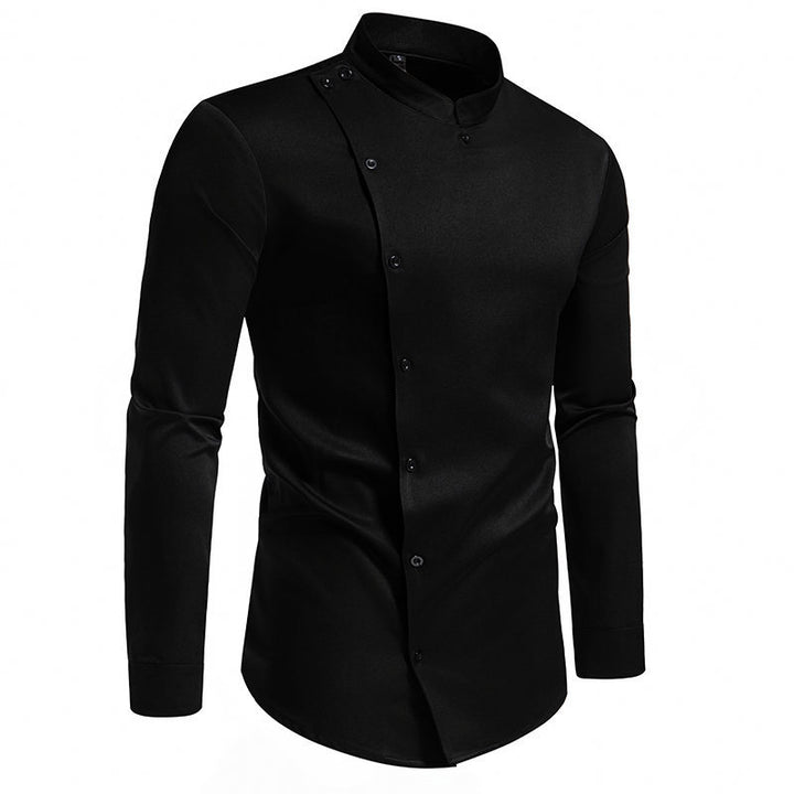 Men's long sleeve shirt with a modern button design Lune London
