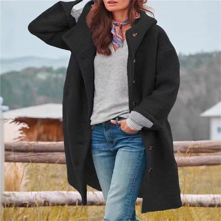 Oversized leisure coat for women with trendy cut Lune London