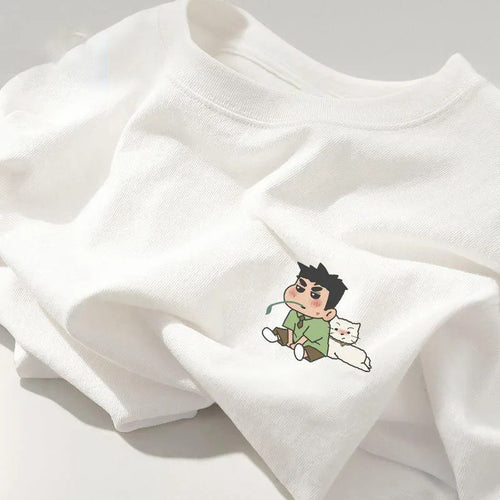 Sweat-shirt pour femmes avec motif de dessin animé créatif Chic & Stil