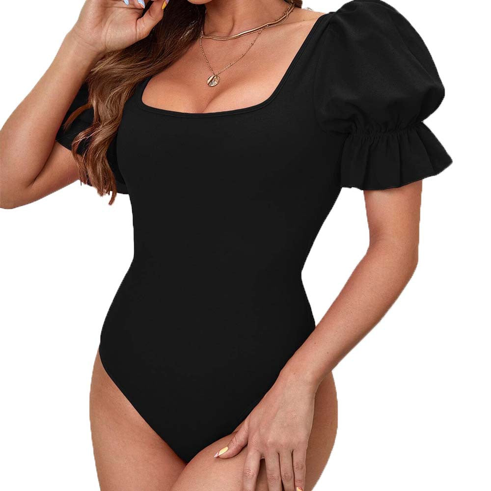 Body for women with puff sleeves and square neckline Chic & Stil