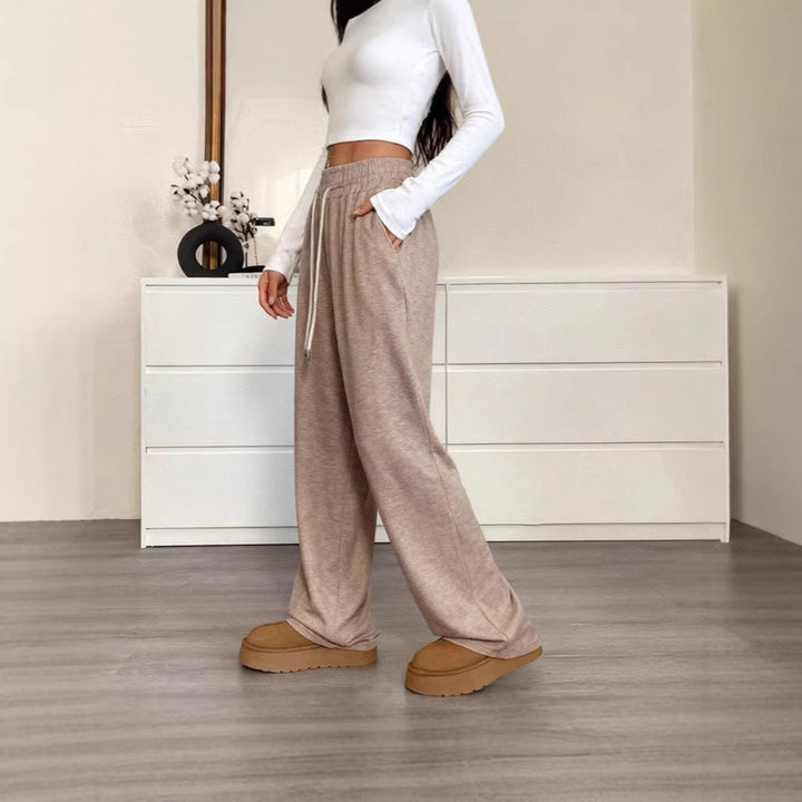 Women's Comfortable Leisure Pants with Elastic Waistband Lune London