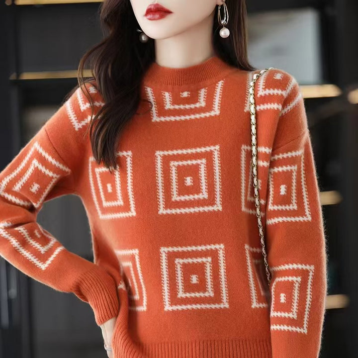 Lune London patterned sweater for women