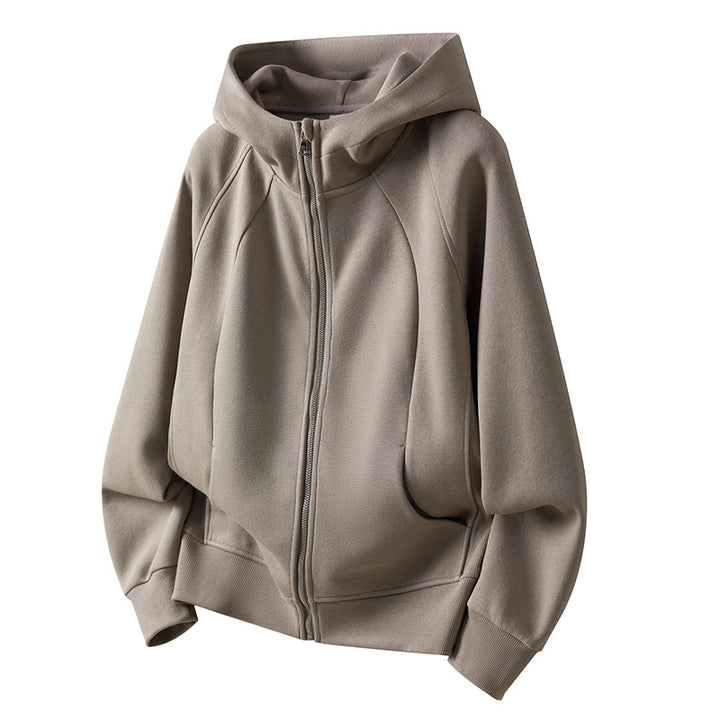 Women's hooded jacket in soft terry fabric Lune London