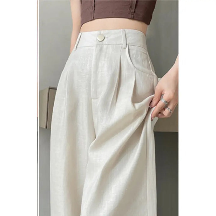 High-waisted pleated pants for women Lune London 1750846959