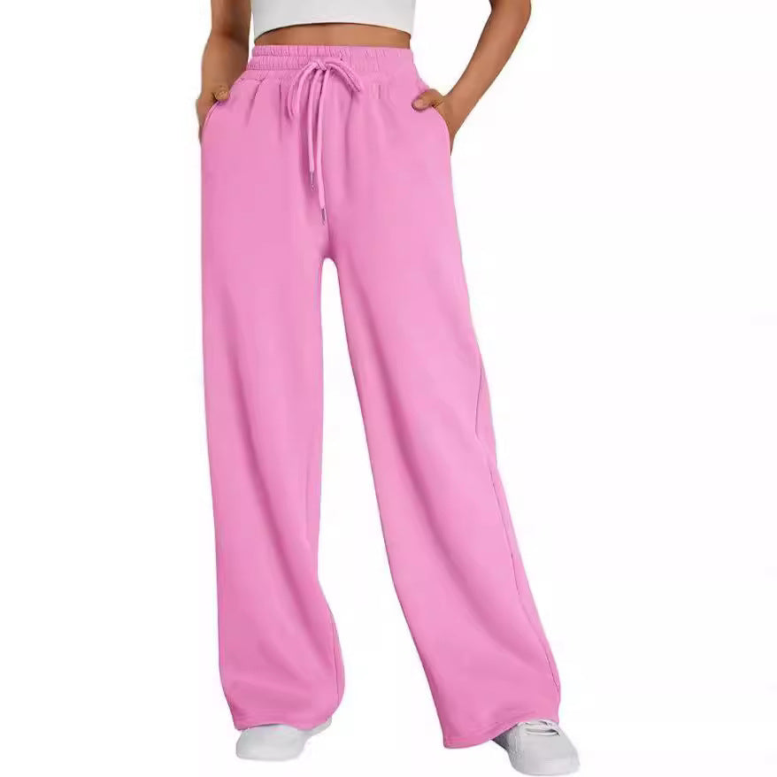 Loose jogging pants for women with elastic waistband Lune London