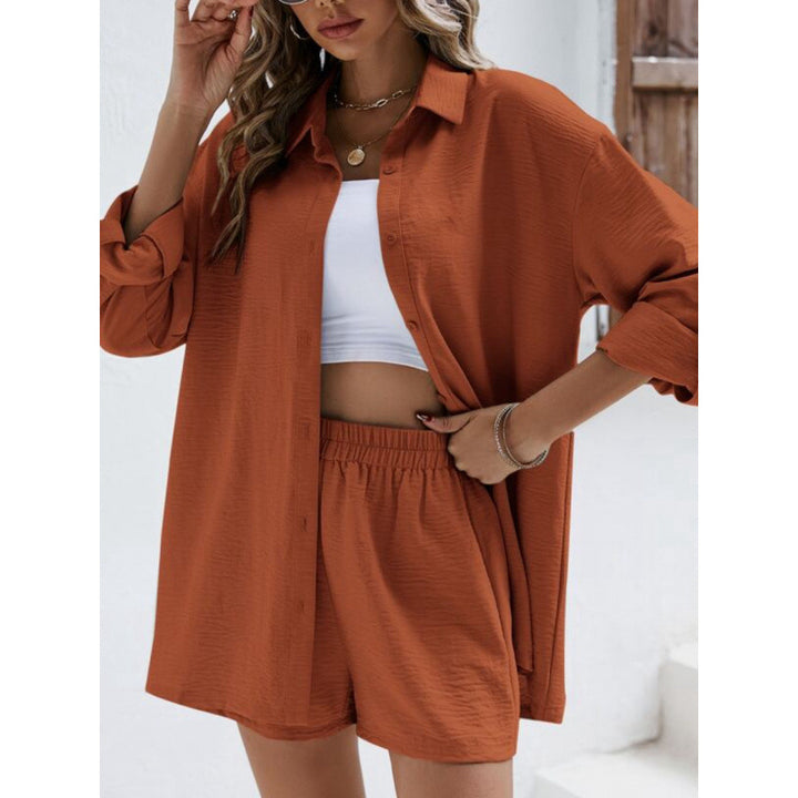 Lune London casual top and shorts set for women