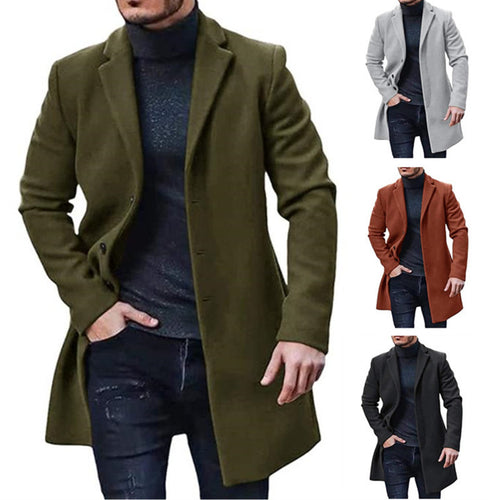 Classic wool coat for men Lune London