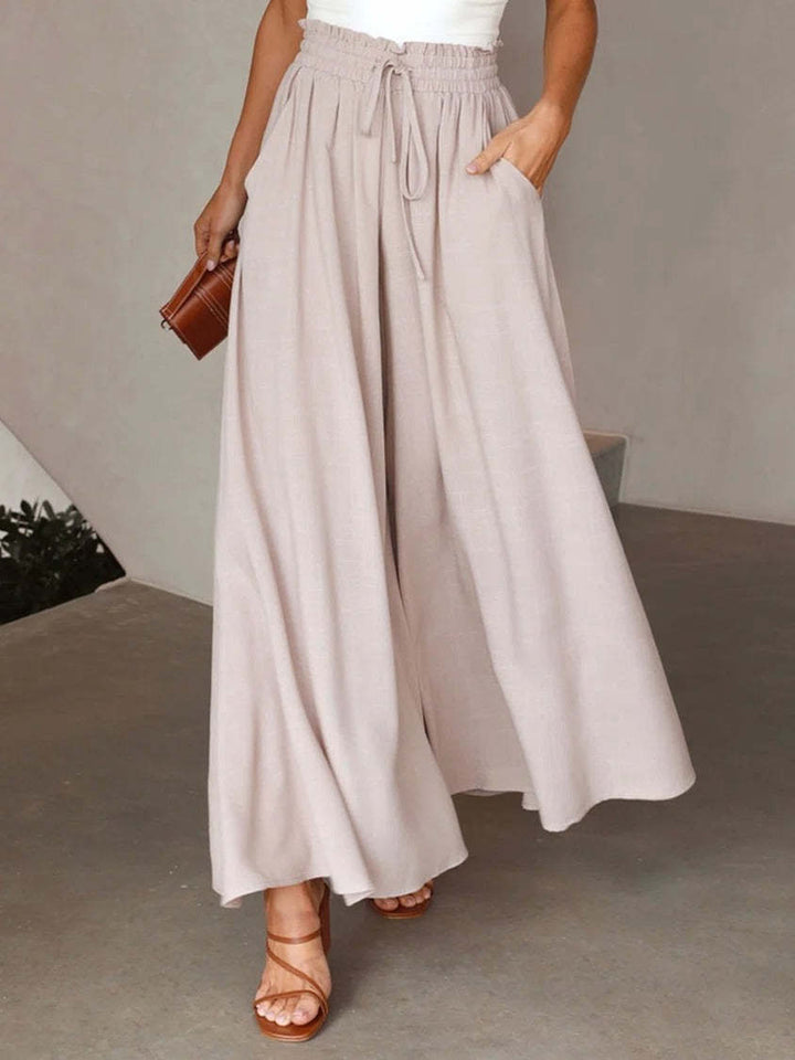 Women Wide Fluid Pants Lune London