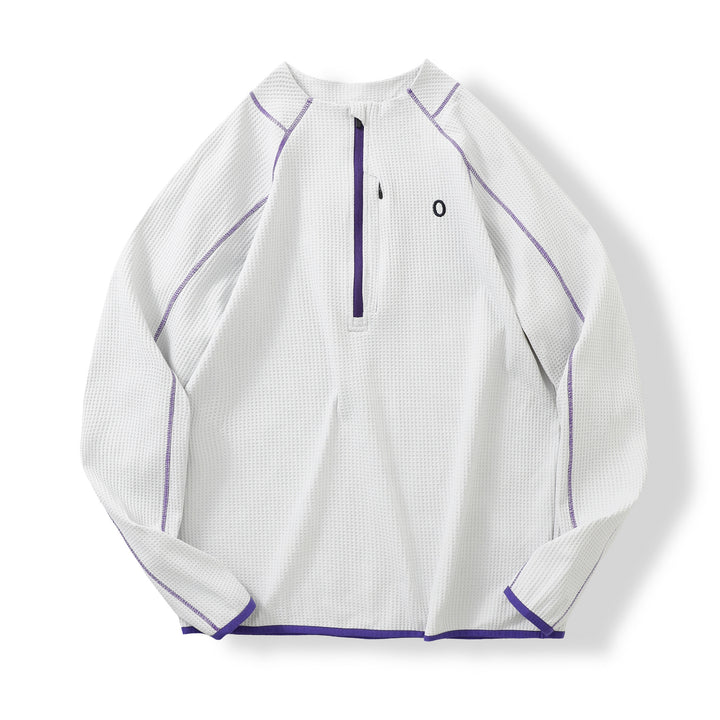 Pull fonctionnel pour femme avec fermeture éclair innovante et surface texturée Chic & Stil