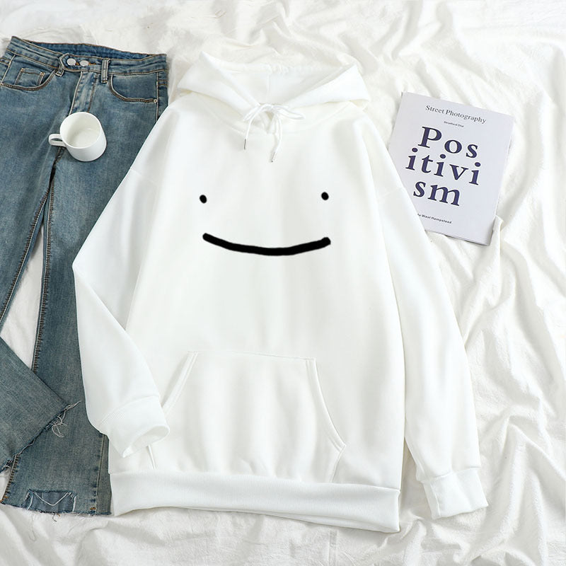 Women's hoodie with casual smiley design Chic & Stil