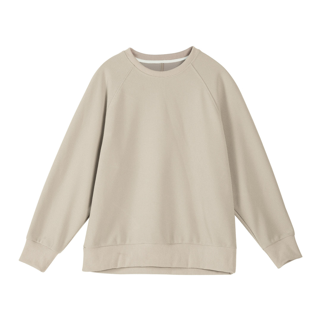 Sporty sweatshirt for women with innovative textures and a relaxed fit Lune London