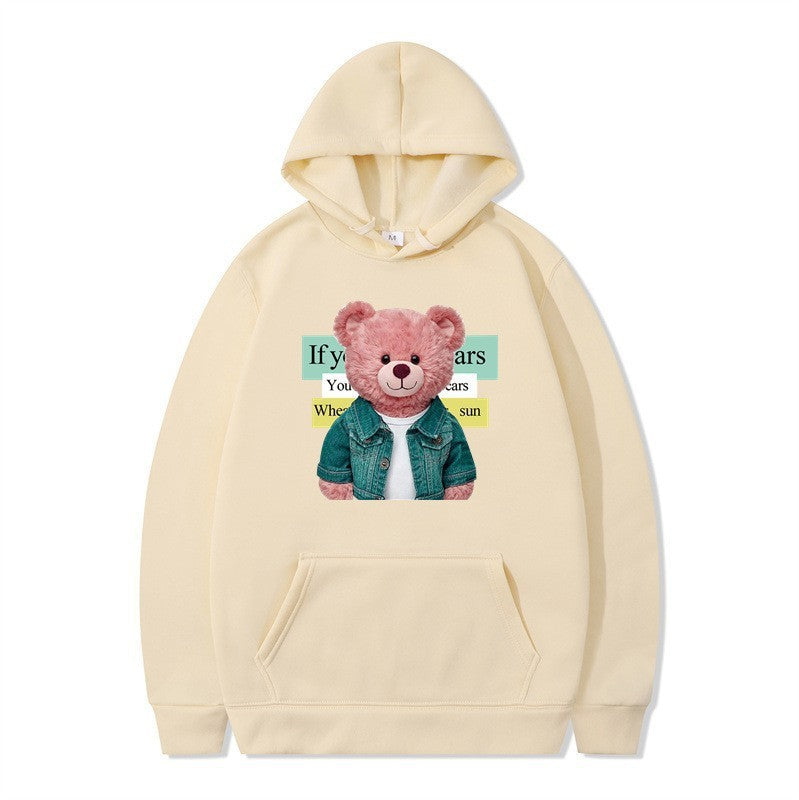 Women Hoodie with cute bear motif Chic & Stil