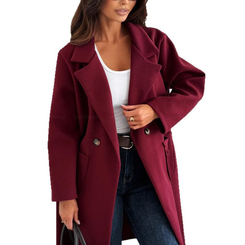 Transitional jacket for women in soft and warm material with a relaxed fit Lune London