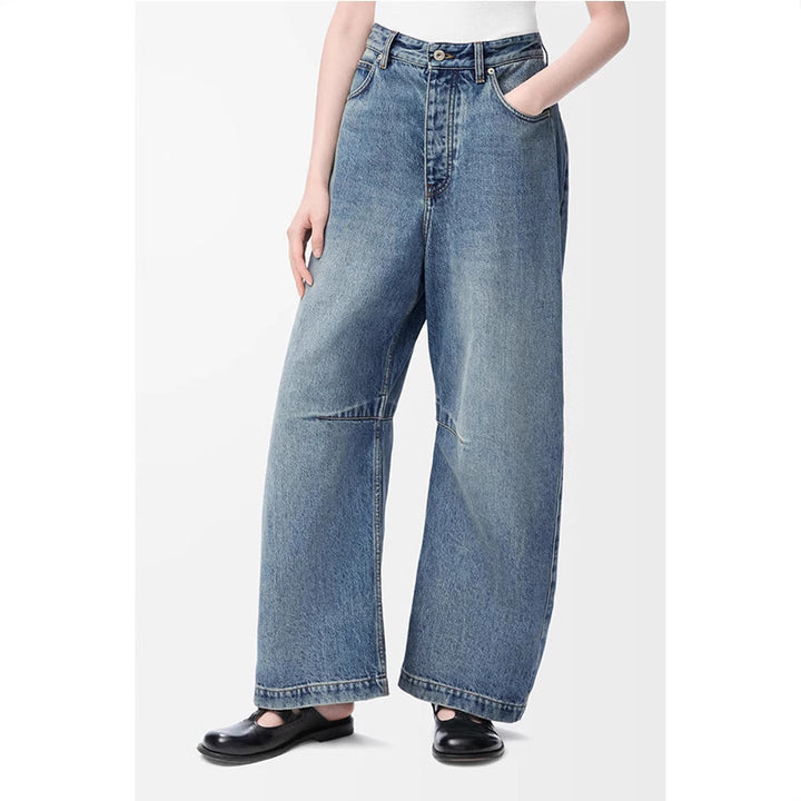Denim jeans for women loose fit with high waist and relaxed cut Lune London