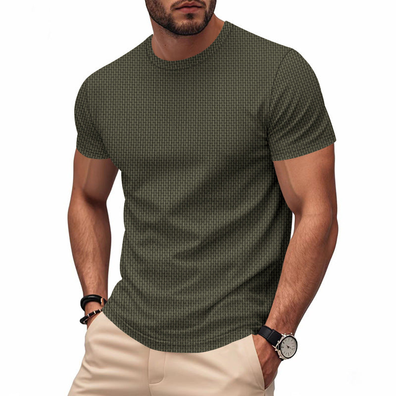 Men's short sleeve breathable T-shirt with stylish zip Lune London