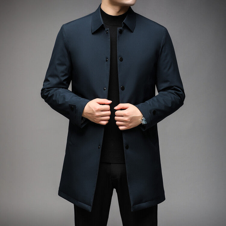Elegant transitional jacket for men with practical design Lune London