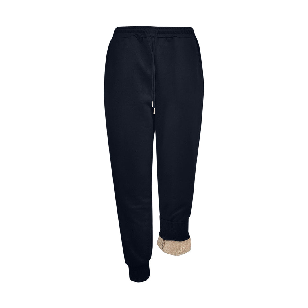Sporty jogger pants for women with soft inner lining and elastic waistband Lune London