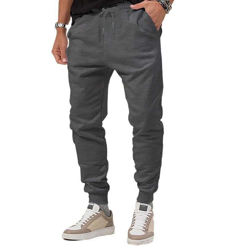 Men's sporty leisure pants with elastic waistband and practical side pockets Lune London