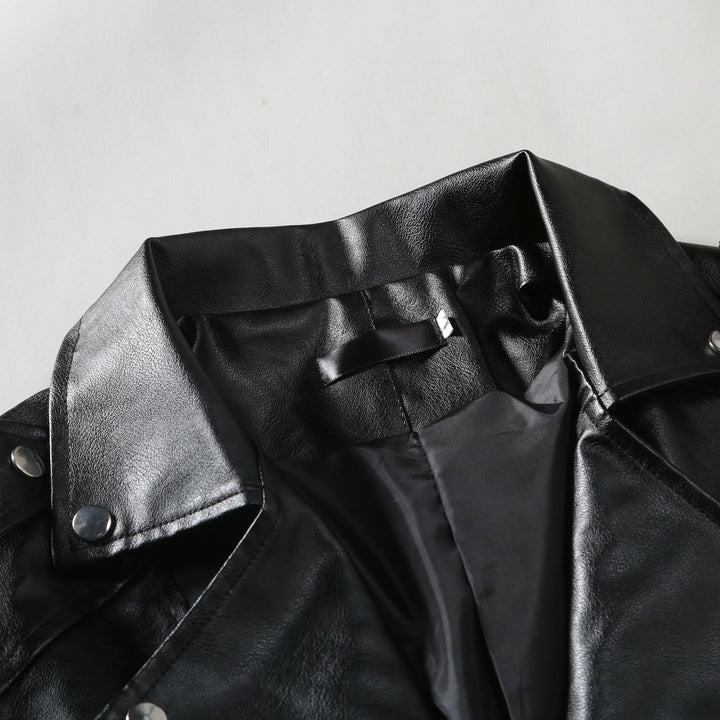 Stylish biker jacket for men in genuine leather Lune London