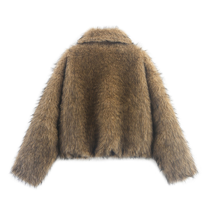 Ladies Faux Fur Jacket Lune London