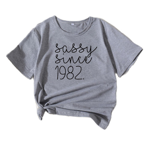Ladies Sassy Statement Graphic T-shirt Lune London