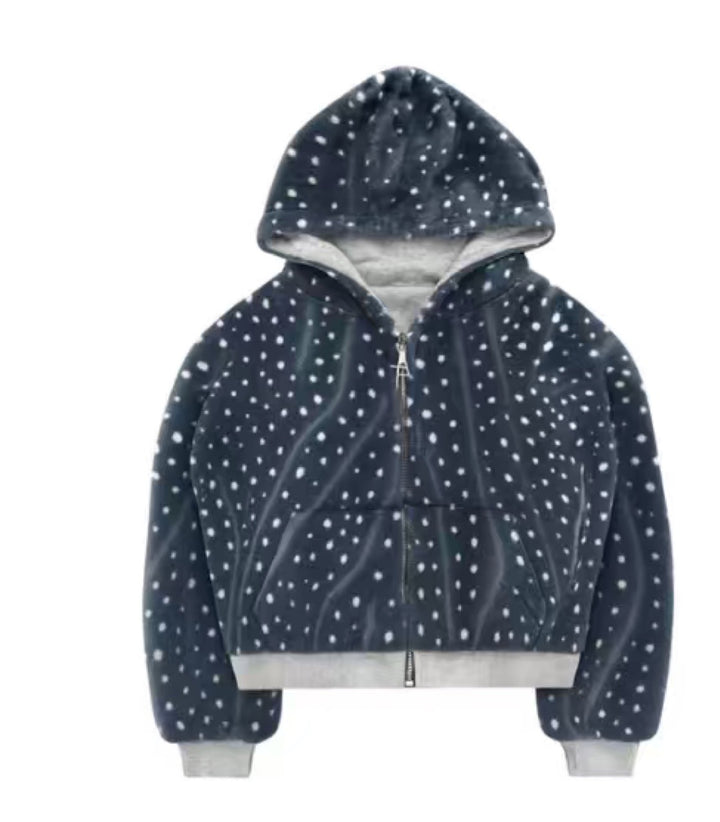 Veste hoodie femme avec dégradé tendance et zip pratique Chic & Stil