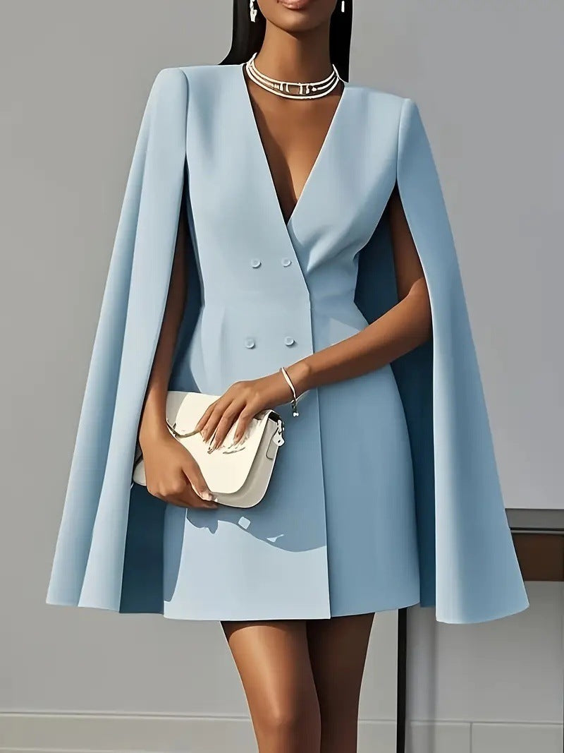 Women Cape-Blazer Dress Lune London